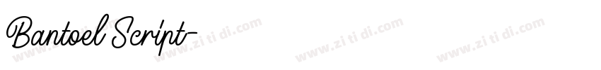 Bantoel Script字体转换 Bantoel Script字体转换
